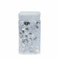 Floristik24 Ozdobné kamienky diamantový akryl číry Ø1,8cm 150g rozptylová dekorácia