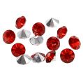 Floristik24 Diamanty akrylové 8mm červené 50g