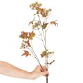 Umelá jesenná vetvička ambroňového stromu s listami a strapcami plodov, 132 cm | Floristik24.sk