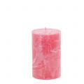 Floristik24 Jednofarebné sviečky ružové 60x100mm 4ks