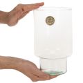 Sklenená valcová nádoba Eco Glass 25 cm | Floristik24.sk