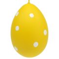 Floristik24 Vajíčko plastové farebné 15cm na zavesenie 3ks