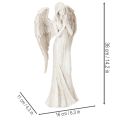 Figúrka anjela stojaceho a modliaceho sa, dekorácia, 36 cm | Floristik24.sk