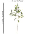 Umelá vetvička eukalyptu, prírodná zelená, dekorácia, 100 cm | Floristik24.sk
