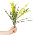 Umelá vetvička papradia, umelá zelená rastlina na dekoráciu, 45 cm | Floristik24.sk