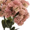 Floristik24 Rozchodník rozchodník ružový rozchodník umelé kvety V48cm 4ks