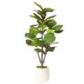 Umelý Ficus lyrata 120 cm dekoratívny do obývačky | Floristik24.sk