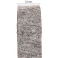 Plstená páska, popruh na hrniec, 100 % vlna, sivo-čierna, šírka 7,5 cm, dĺžka 5 m | Floristik24.sk