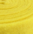 Floristik24 Plsťová stuha žltá deko stuha filc 7,5cm 5m