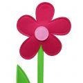 Floristik24 Plstený kvet ružový 64cm