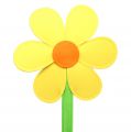 Floristik24 Plstený kvet žltý 87cm