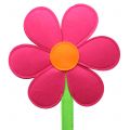 Floristik24 Plstený kvet ružový 87cm