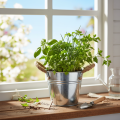 Vedro s lanovými rúčkami Ø14cm V12cm | Floristik24.sk