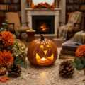 Halloweenská LED dekorácia s