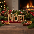 Vianočná dekorácia Noel stojan s dvoma jedľami 18 cm | Floristik24.sk
