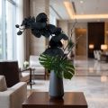 Orchidea na ozdobu Čierna 54cm | Floristik24.sk
