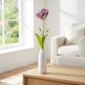 Umelý kvet papagáj tulipán umelý dekoračný tulipán fialový 63cm | Floristik24.sk