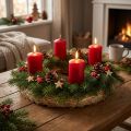 Veniec z prírodnej slamy 35 cm, základ pre veniec na ozdobné vence, adventný veniec a celoročnú dekoráciu, sada 10 kusov | Floristik24.sk