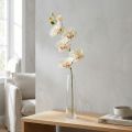 Orchidea Phalaenopsis umelé 6 kvetov krémovo ružové 70cm | Floristik24.sk
