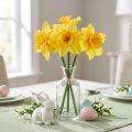 Dekorácia narcisy umelé kvety žlté narcisy 38cm 3 ks | Floristik24.sk