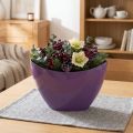 Dekoračná miska na rastlinu lodičky fialová 20×9cm V12cm | Floristik24.sk