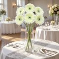 Gerbera umelá biela 62cm 6 ks | Floristik24.sk