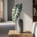 Umelý list šípu umelá rastlina alocasia deco zelená 74cm | Floristik24.sk