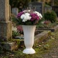 Váza Lilia perleťová Ø20cm 1 ks | Floristik24.sk