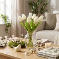 Umelý tulipán, realistická dekorácia, odolný umelý kvet do domácnosti, 21 cm, 6 kusov | Floristik24.sk
