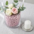 Brilantné dekoračné korálky 4mm - 8mm hlinené granule ružové 1l | Floristik24.sk