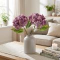 Umelé hortenzie Fialové umelé kvety Hortenzia 34 cm 2 ks | Floristik24.sk