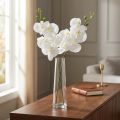 Biela umelá orchidea Phalaenopsis Real Touch 85 cm | Floristik24.sk