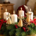 Adventná dekorácia anjel ozdobné kvetinové zátky 5×11cm 12 ks | Floristik24.sk