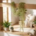 Tillandsia dekoračný záves Tillandsia umelá zelená biela 180cm | Floristik24.sk