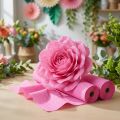 Kvet krepový ružový Š10cm gramáž 128g/m2 L250cm 2ks | Floristik24.sk