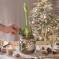 Ozdobná sklenená váza lampáš sklenený číry Ø18cm V20cm | Floristik24.sk