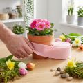 Plsťová stuha ružová stuha na kvetináče vlnená stuha vlnená plsť Š15cm D5m | Floristik24.sk