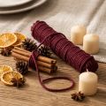 Knôtová niť, vlnená šnúra, bordová, 55 m šnúrka, kvetinárstvo, remeslá, DIY | Floristik24.sk