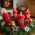 Ozdobné hviezdy na remeslá žltá, hnedá penová guma 4cm 36 ks | Floristik24.sk