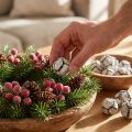 Cyprusové šišky 3 cm bielené 500 g | Floristik24.sk