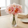 Paeonia Pivonka Umelý kvet Pivonka Ružová Ø6cm 28cm 7 ks | Floristik24.sk
