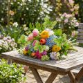 Deco motýle zelené 8cm 6ks | Floristik24.sk