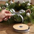 Dekoratívna stuha strieborná metalická bižutérna stuha 15 mm 15 m | Floristik24.sk