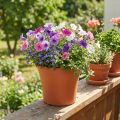 Kvetináč „Irys“ plast terakota Ø17cm V14cm 1 ks | Floristik24.sk
