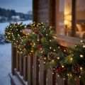 LED svetelná reťaz čierna, teplá biela 448 pre vonkajšie 3m | Floristik24.sk