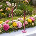 Motýľ kovový dekoratívny stojan Fuchsia Gold H29cm 2 ks | Floristik24.sk