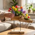 Koreňová miska na stojane nature V38cm | Floristik24.sk