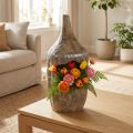 Deko socha Paulownia drevo Ø15cm V39cm | Floristik24.sk