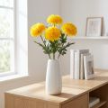 Dahlia umelé dekoratívne kvety Žltý kvet L64cm 3 ks | Floristik24.sk