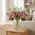 Umelá hortenzia veľká ružová mauve Ø15cm L58cm 2ks | Floristik24.sk